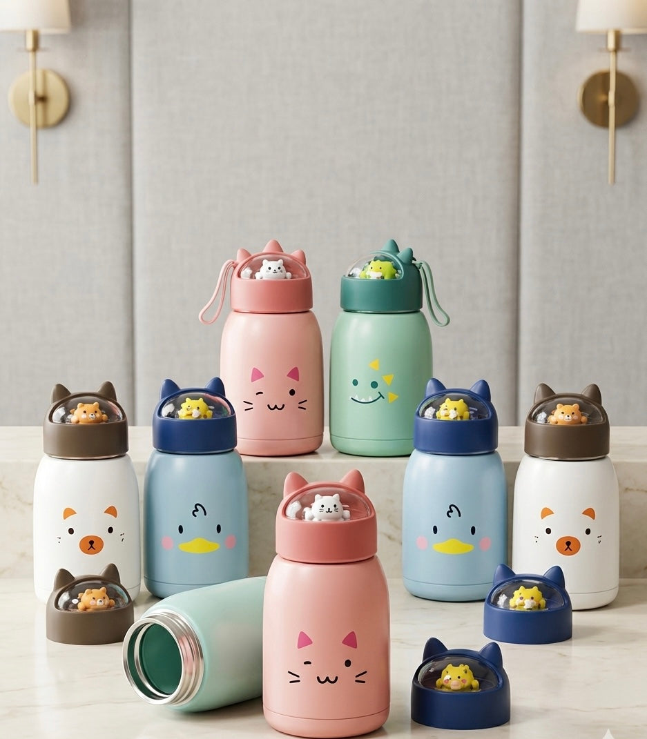 Kitty Glass Bottle