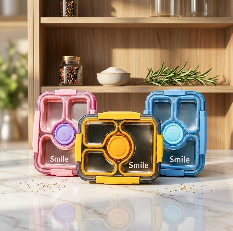 LeakProof Stainless Steel Bento Lunch Box