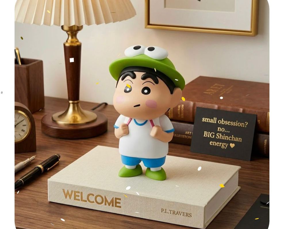 Shinchan Frog Figure