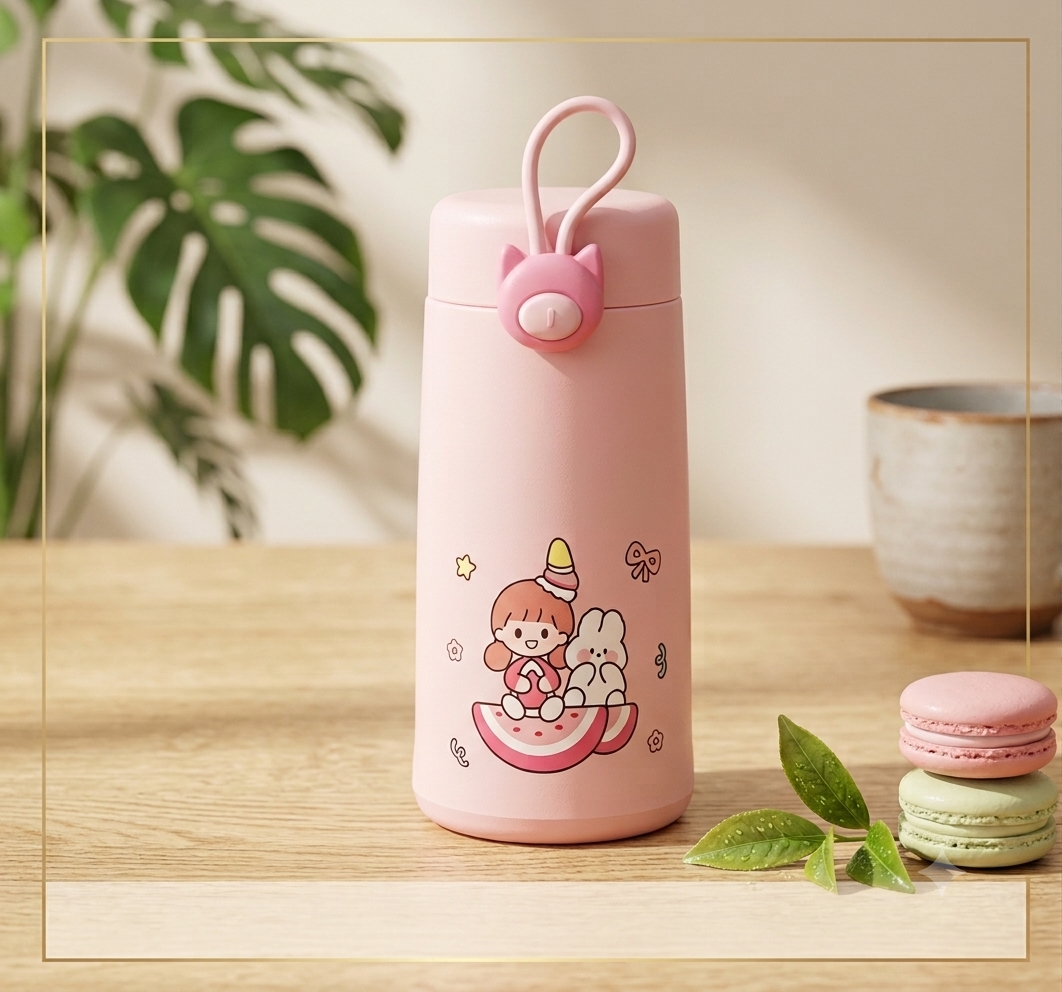 Kawaii Glass Bottle