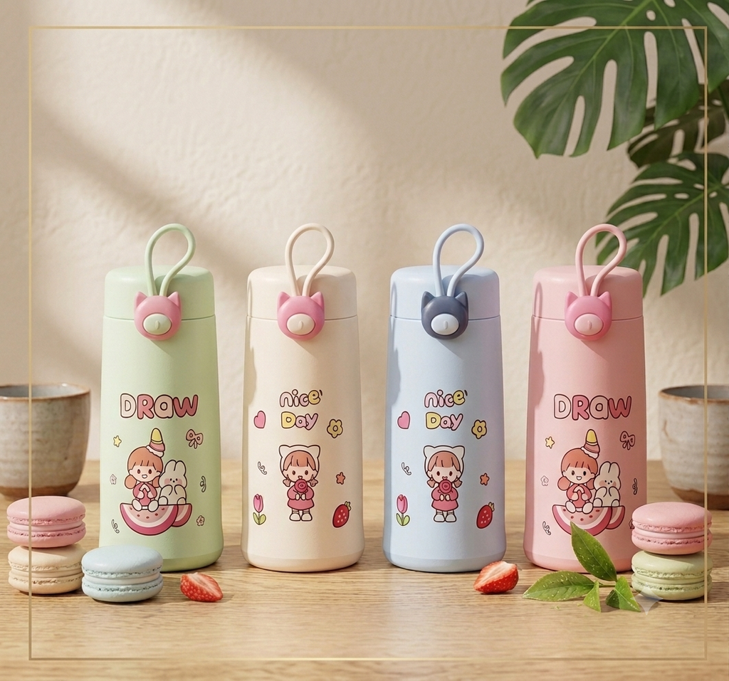 Kawaii Glass Bottle