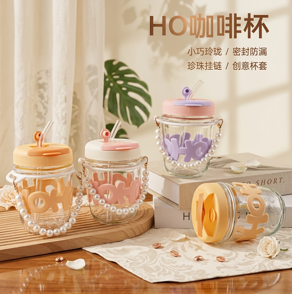 HoHo Pearl Glass Tumbler