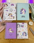 Unicorn A5 Spiral Diary