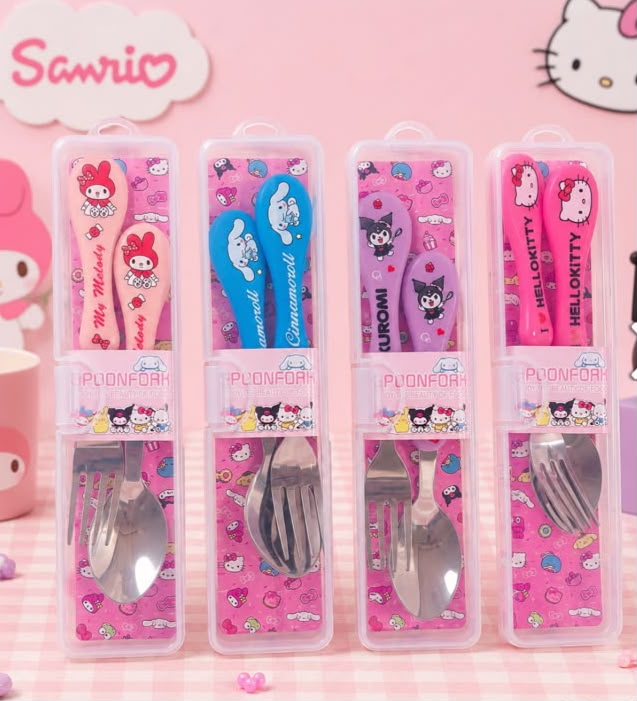 Sanrio Cutlery Set