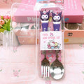 Kuromi Cutlery Set