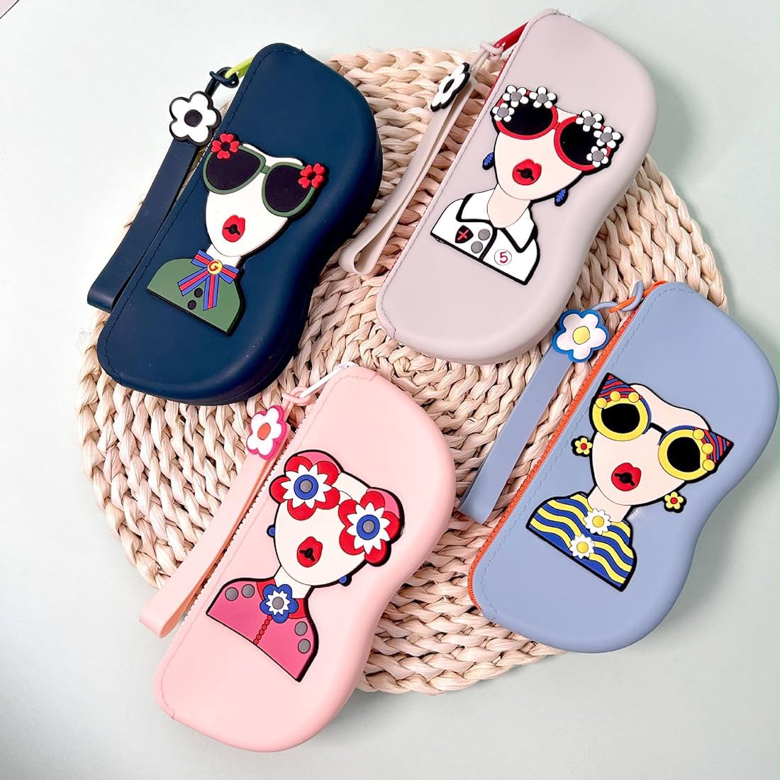 Trendy Cute Silicone Sunglasses Spectacles Cover | Stylish Eyewear Case