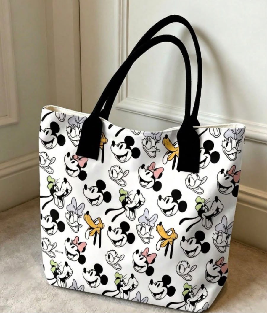 Disney Mickey & Friends Canvas Tote Bag