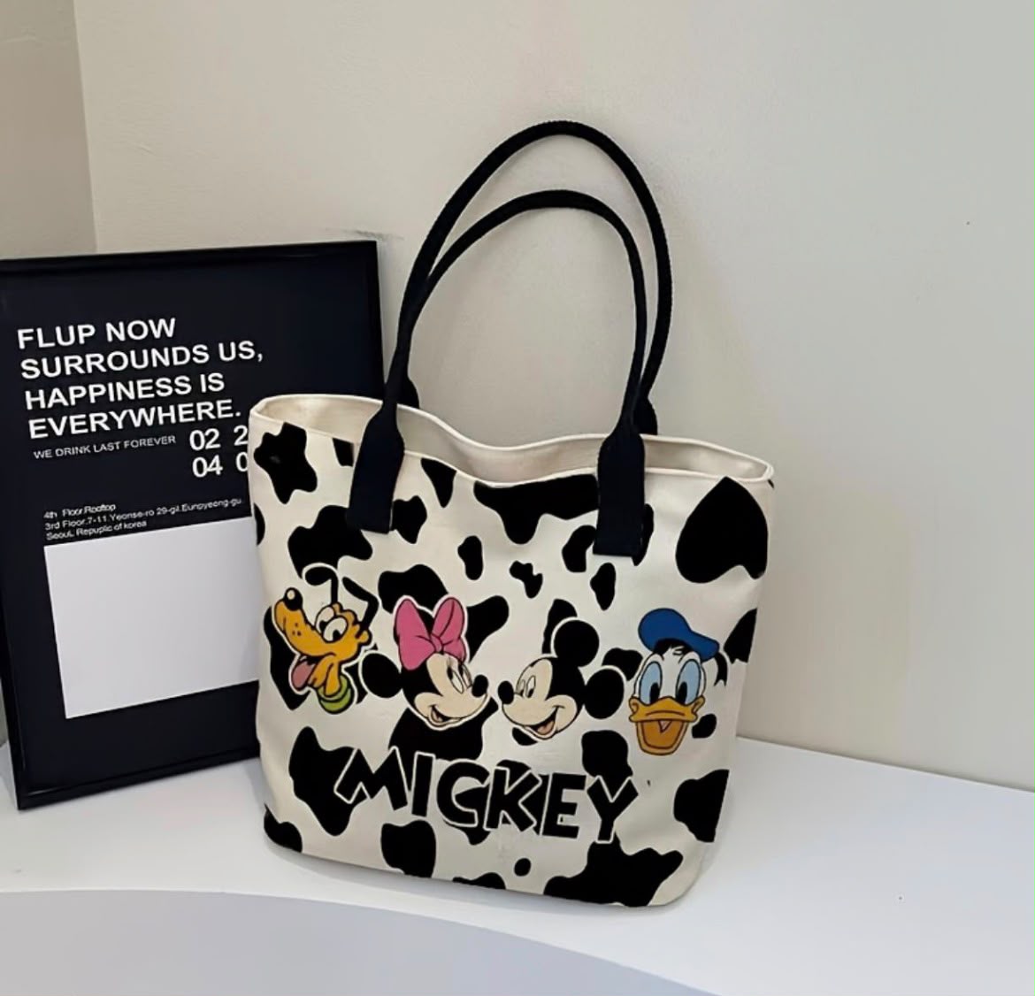 Disney Mickey & Friends Canvas Tote Bag