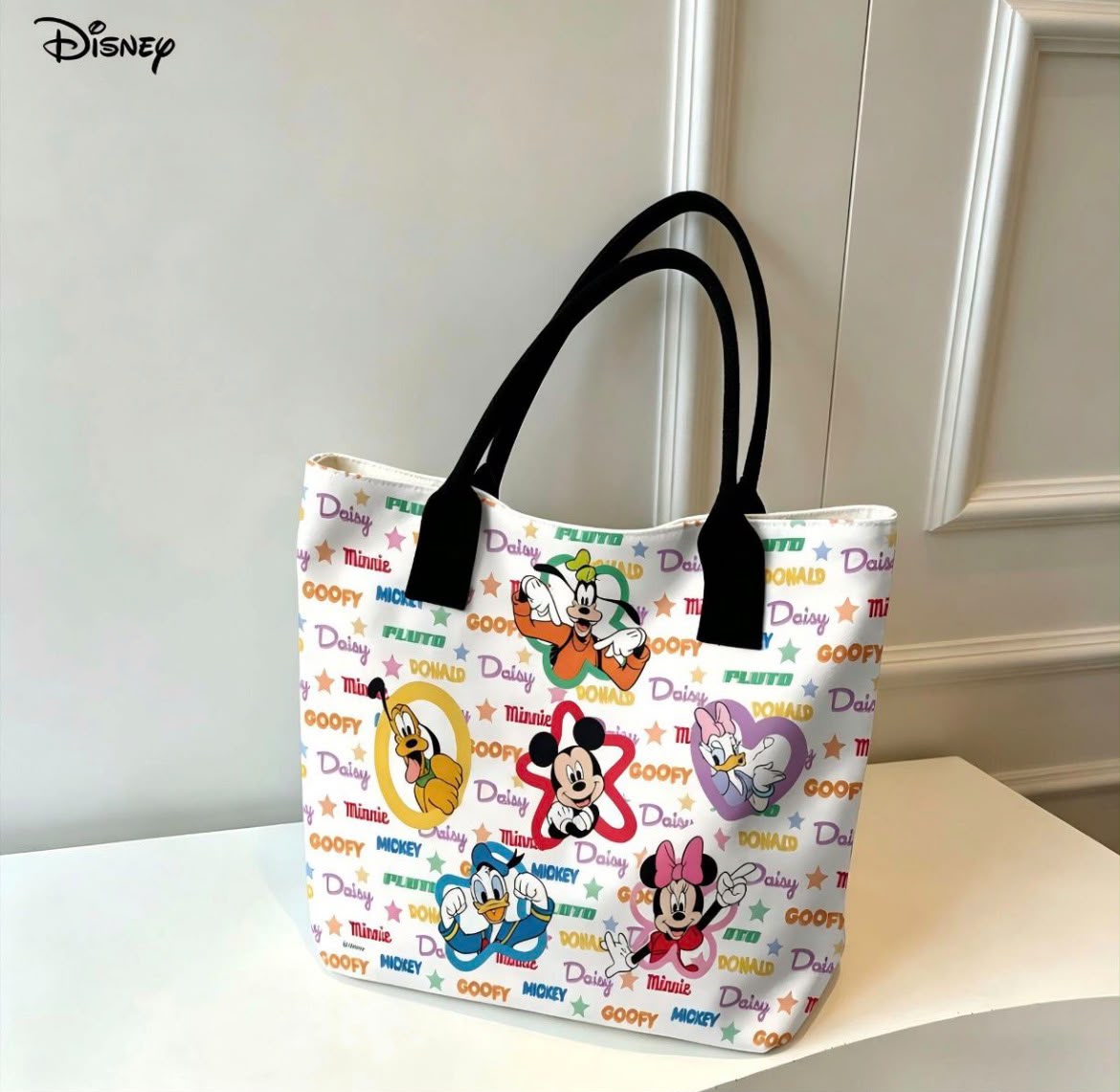 Disney Mickey & Friends Canvas Tote Bag