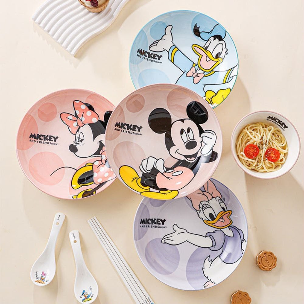 Disney Mickey & Friends Ceramic Bowl (Set of 4)