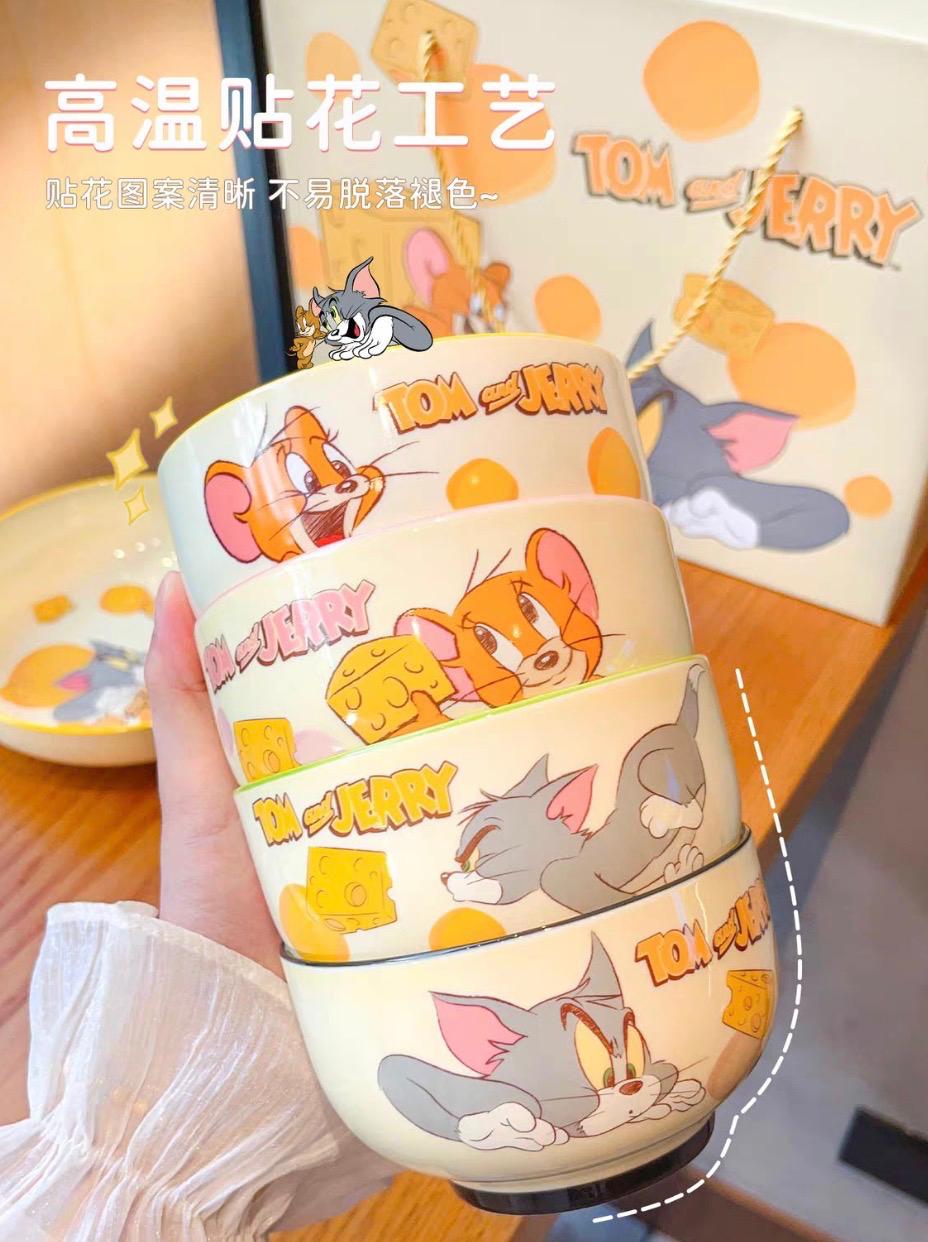 Tom & Jerry Original Ceramic Tableware Set