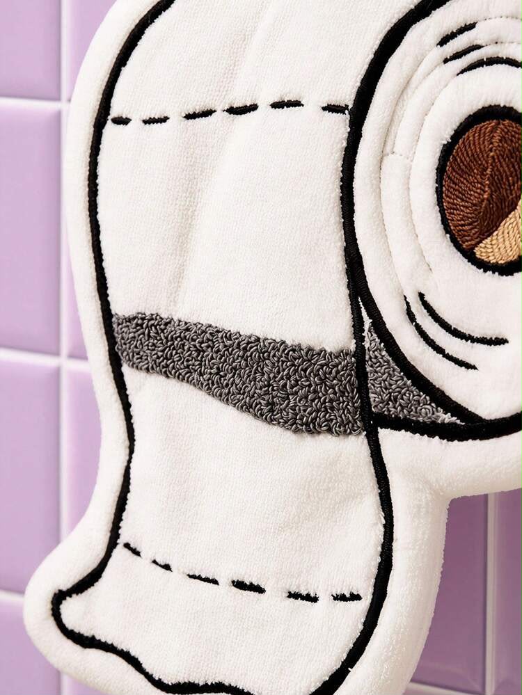 Toilet Paper Shape Hand Towel