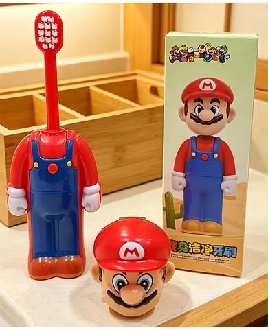Mario Themed Toothbrush (Pack of 1)