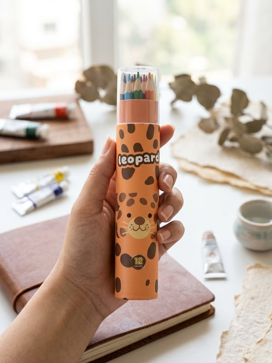 Animal Theme Color Pencil Set