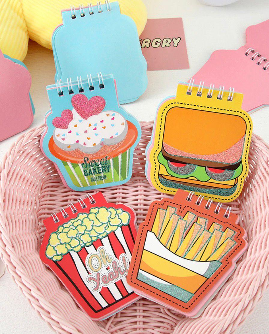 Mini Fast Food Shaped Diary