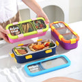 3 Compartment Lunch box Non Printed ( Leak Proof )
