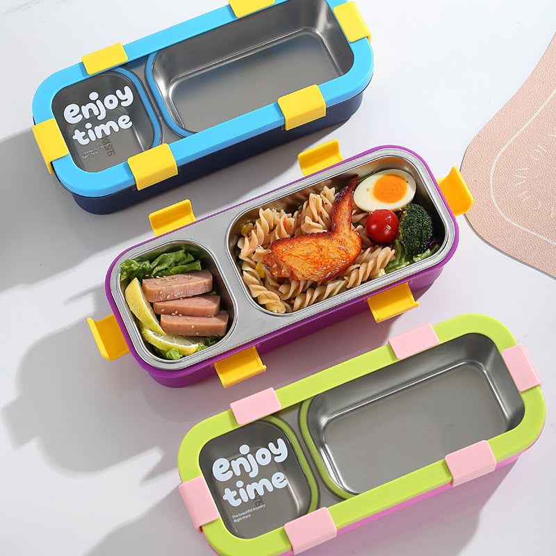 2 Compartment Lunch Box (Leak Proof)