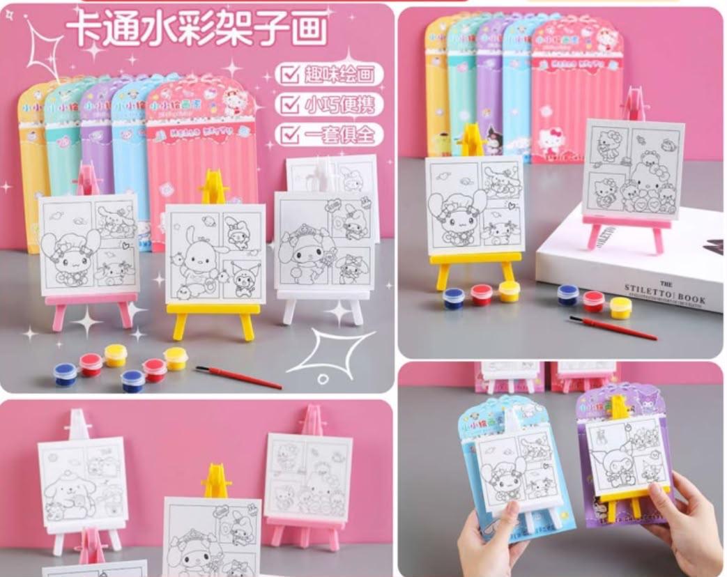 DIY Canvas Painting Set with Stand
